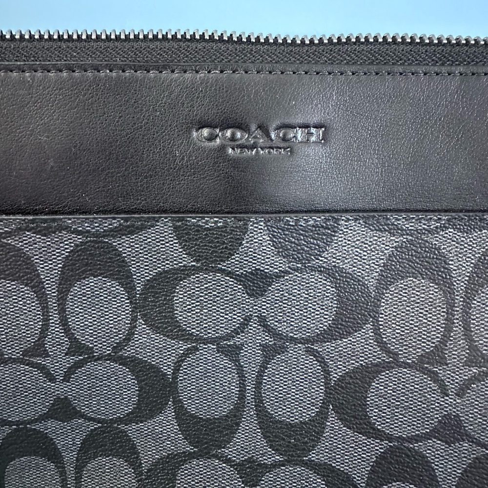 Coach Men's Black Signature Bag